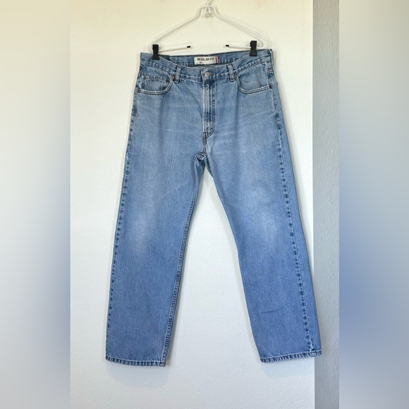 505 Levis Mens W36  L30 Regular Fit Jeans 100% Cotton - Picture 1 of 9